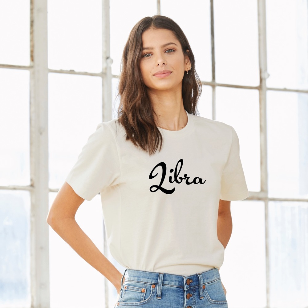 “Libra” Zodiac Sign Tee